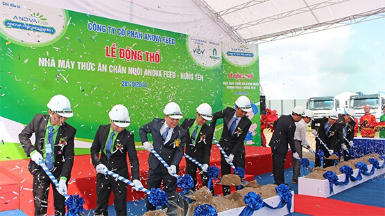 Khởi công xây dựng nhà máy thức ăn chăn nuôi công suất 250 nghìn tấn tại Hưng Yên